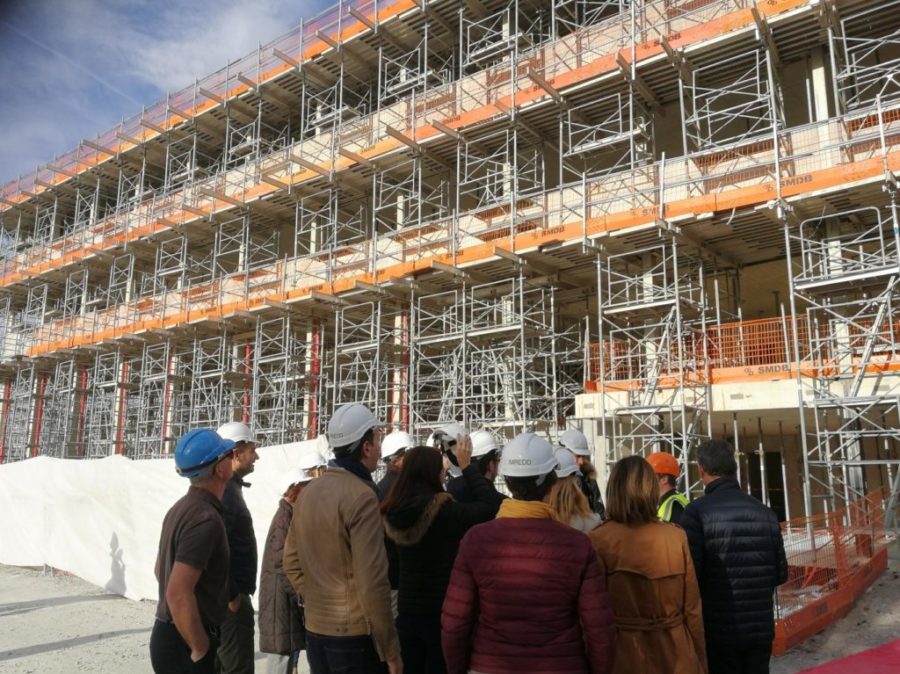 Chantier futur bâtiment de l'IMREDD