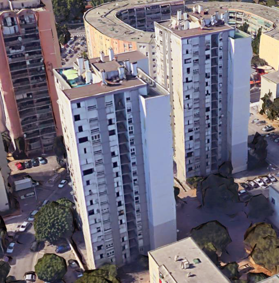 Immeubles concernés par le projet de rénovation énergétique - Engie Cofely / IRIS