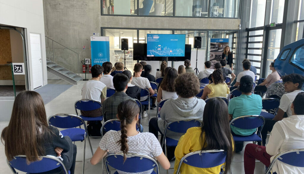 L&rsquo;IMREDD accueille des élèves du lycée Thierry Maulnier